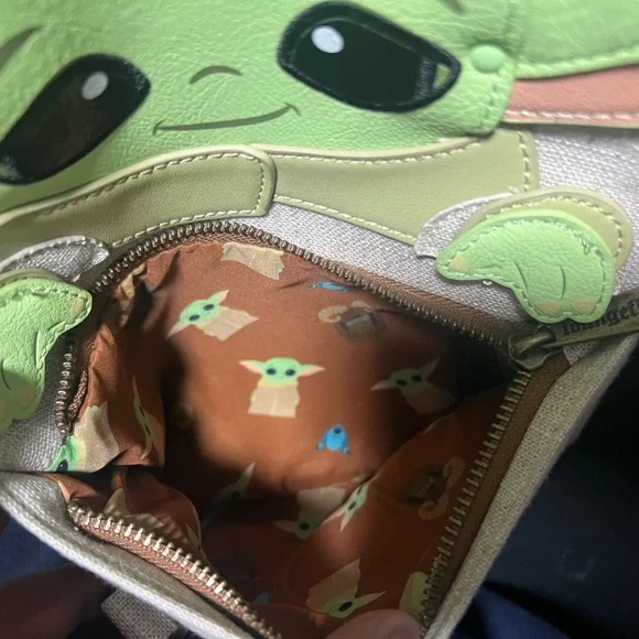 Star Wars Baby Yoda Grogu The Mandalorian Loungefly Mini Backpack Disney - Picture 8 of 11